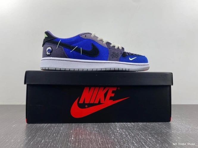 1st Kicks Shoes Williamson Voodoo Retro 1 Low Zion OG DZ7292- 737 Jordan AllSeason 1107